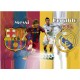 ElClassico Foaie zahar fotbal Messi vs Ronaldo 29x20cm